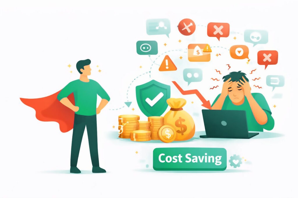 Illustration representing retention optimization, focusing on cost-effective strategies and targeting high-value users.